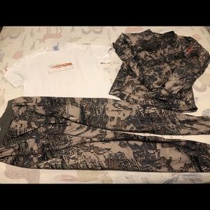 Sitka base layers and t shirt